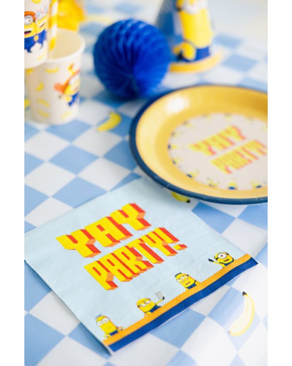 Napkins Minions, 33x33 cm, mix (1 pkt / 20 pc.)