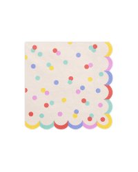Napkins Confetti, 33x33 cm, mix (1 pkt / 20 pc.)