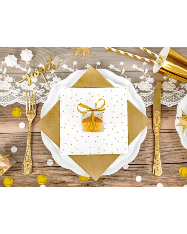 Napkins Dots, 33x33 cm (1 pkt / 20 pc.)