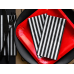 Napkins Stripes, black, 33 x 33 cm (1 pkt / 20 pc.)