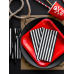 Napkins Stripes, black, 33 x 33 cm (1 pkt / 20 pc.)