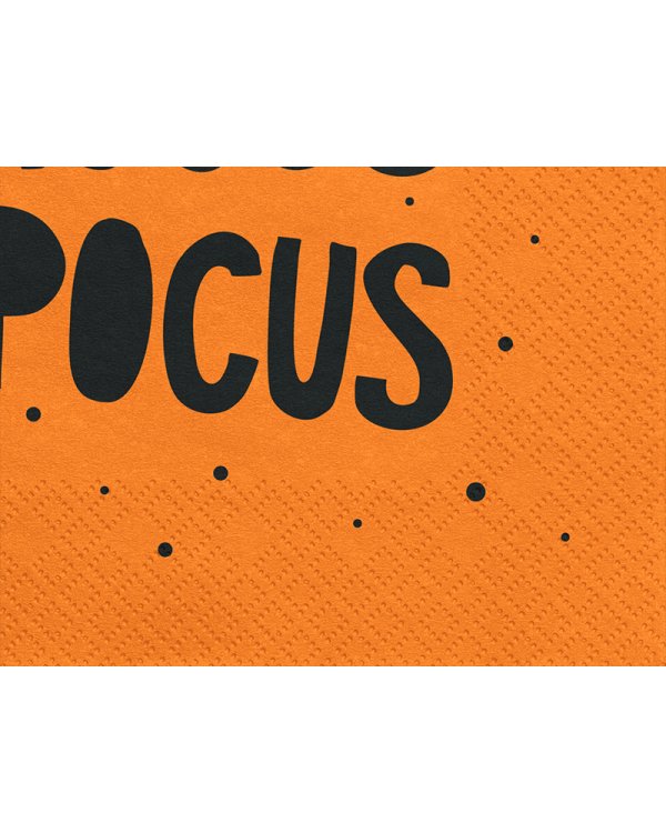 Napkins Hocus Pocus, black, 33x33cm (1 pkt / 20 pc.)