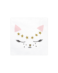 Napkins Kitty, 33x33cm (1 pkt / 20 pc.)