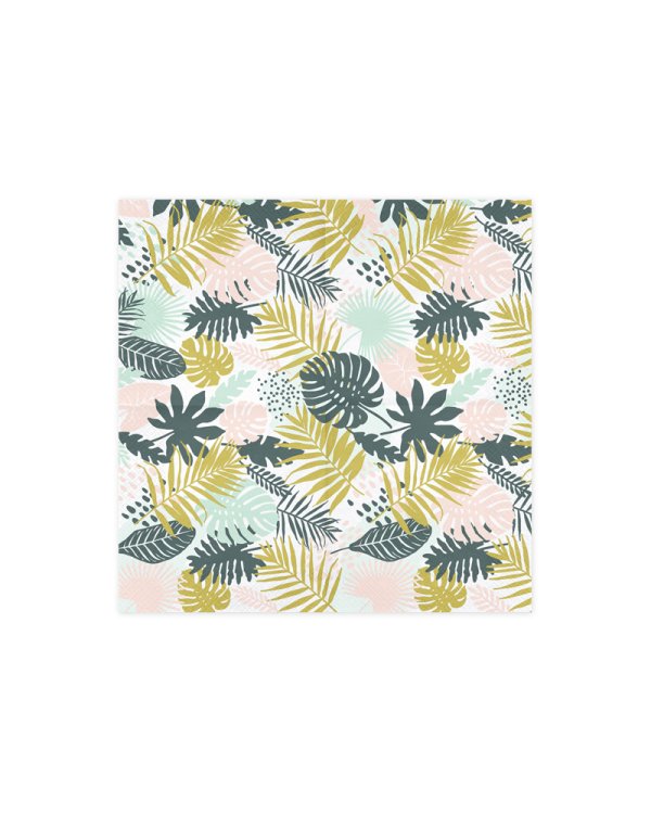 Napkins Aloha - Leaves, 33x33cm (1 pkt / 20 pc.)
