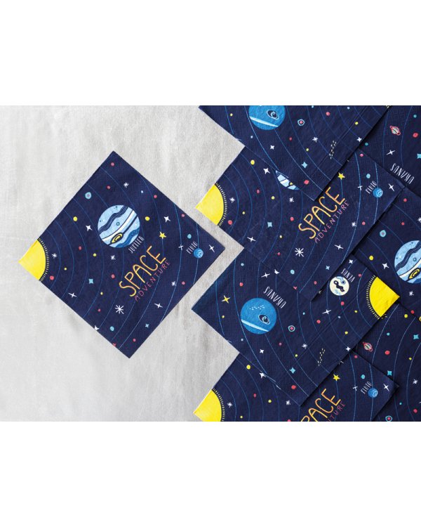 Napkins Space Party, 33x33cm (1 pkt / 20 pc.)