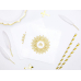 Napkins First Communion - IHS, 33x33cm, gold (1 pkt / 20 pc.)
