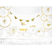 Napkins First Communion - IHS, 33x33cm, gold (1 pkt / 20 pc.)