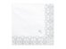 Napkins First Communion - Ornament, 33x33cm, silver (1 pkt / 20 pc.)
