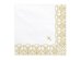 Napkins First Communion - Ornament, 33x33cm, gold (1 pkt / 20 pc.)