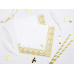 Napkins First Communion - Ornament, 33x33cm, gold (1 pkt / 20 pc.)