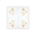 Napkins Holy Baptism, 33x33cm, gold (1 pkt / 20 pc.)