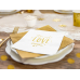 Napkins - All you need is love, white, 33x33cm (1 pkt / 20 pc.)