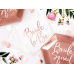 Napkins Bride to be, rose gold,  33x33cm (1 pkt / 20 pc.)