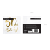 Napkins 50th Birthday, white, 33x33cm (1 pkt / 20 pc.)