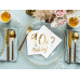Napkins 90th Birthday, white, 33x33cm (1 pkt / 20 pc.)
