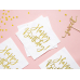 Napkins Happy Birthday, white, 33x33cm (1 pkt / 20 pc.)