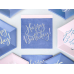 Napkins Happy Birthday, navy blue, 33x33cm (1 pkt / 20 pc.)
