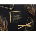 Napkins Happy New Year, black, 33x33cm (1 pkt / 20 pc.)