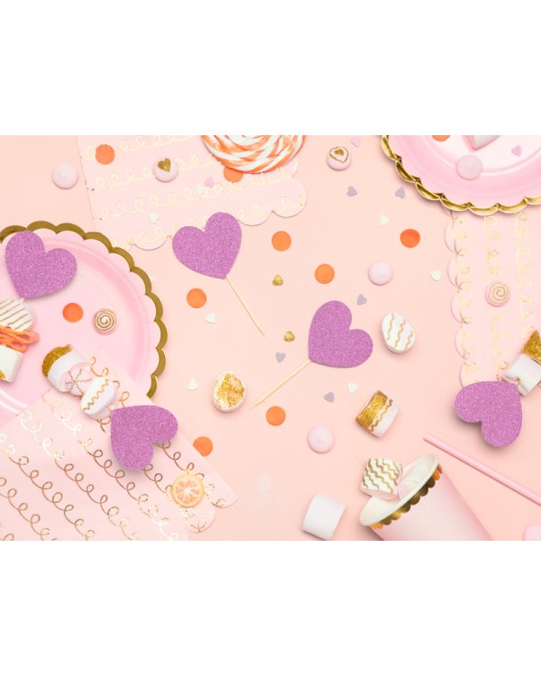 Napkins Tracing Patterns, light powder pink, 32x32cm (1 pkt / 20 pc.)