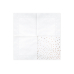 Napkins Dots, white, 33x33cm (1 pkt / 20 pc.)