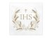 Napkins IHS, 33x33 cm, gold (1 pkt / 12 pc.)