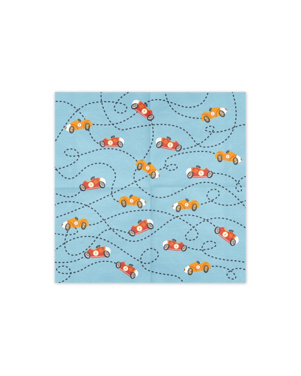 Napkins Cars, 33x33, mix (1 pkt / 12 pc.)