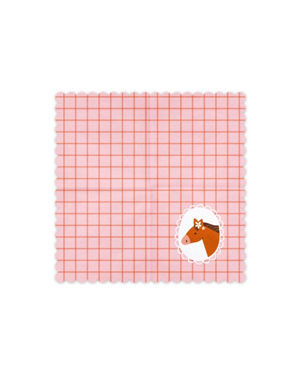 Horse Napkins, 33x33 cm, mix (1 pkt / 12 pc.)