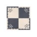 Napkins Happy Birthday Bow, 33x33 cm, beige-black (1 pkt / 12 pc.)