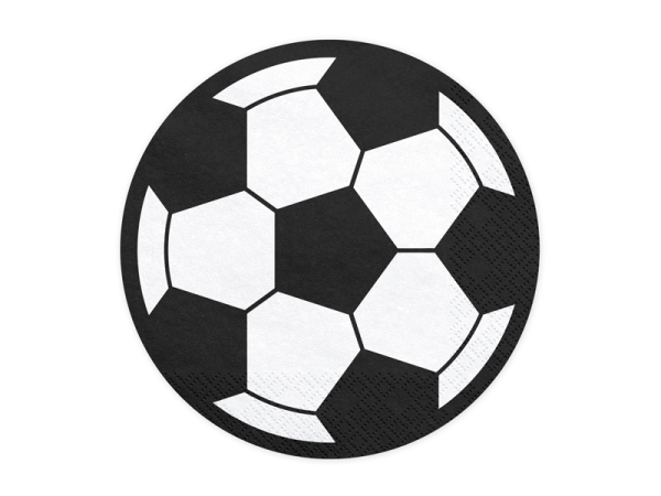 Napkins Football, 13.5cm (1 pkt / 20 pc.)