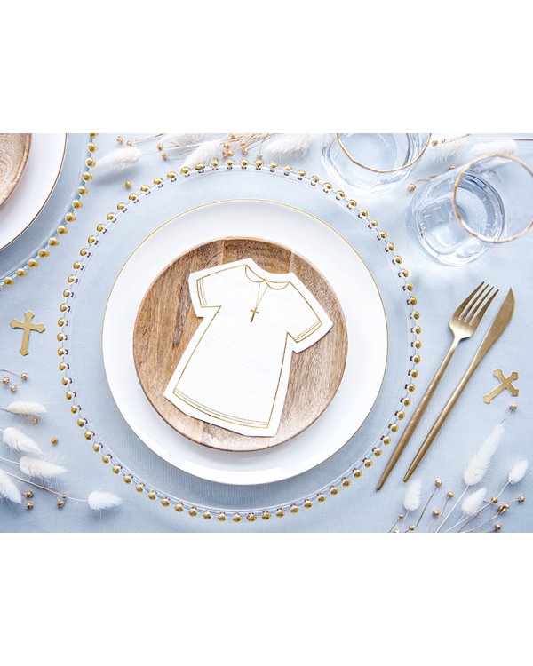 Napkins Communion Alb, 14x16cm (1 pkt / 20 pc.)