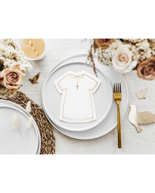 Napkins Communion Alb, 14x16cm (1 pkt / 20 pc.)