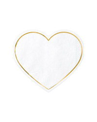 Napkins Heart, 14.5x12.5cm (1 pkt / 20 pc.)