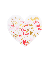 Napkins Heart, mix, 16x15cm (1 pkt / 20 pc.)