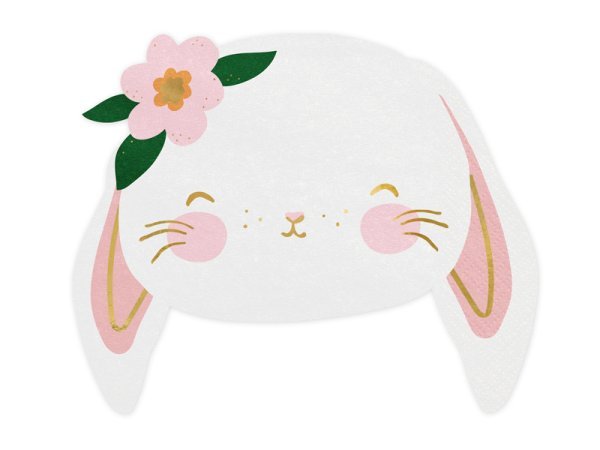 Napkins Rabbit, mix, 14.5x12 cm (1 pkt / 20 pc.) Napkins Rabbit, mix, 14.5x12 cm (1 pkt / 20 pc.)