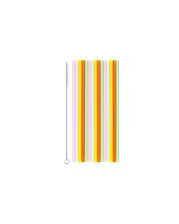 Plastic straws, 20 cm, mix (1 pkt / 30 pc.)