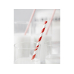 Paper Straws, red, 19.5cm (1 pkt / 10 pc.)