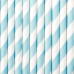 Paper Straws, sky-blue, 19.5cm (1 pkt / 10 pc.)