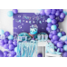 Paper Straws, sky-blue, 19.5cm (1 pkt / 10 pc.)