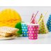 Paper Straws, yellow, 19.5cm (1 pkt / 10 pc.)