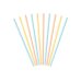 Paper straws Summer time, 19.5cm (1 pkt / 10 pc.)