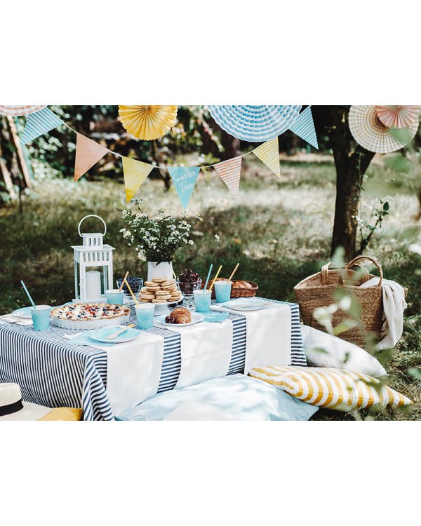 Paper straws Summer time, 19.5cm (1 pkt / 10 pc.)