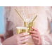Paper Straws, gold, 19.5cm (1 pkt / 10 pc.)