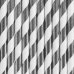 Paper Straws, silver, 19.5cm (1 pkt / 10 pc.)