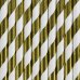 Paper Straws, gold, 19.5cm (1 pkt / 10 pc.)