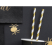 Paper Straws, gold, 19.5cm (1 pkt / 10 pc.)