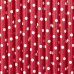 Paper Straws, red, 19.5cm (1 pkt / 10 pc.)