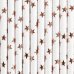 Paper Straws, light rose gold, 19.5cm (1 pkt / 10 pc.)