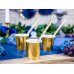 Paper Straws, gold, 19.5cm (1 pkt / 10 pc.)