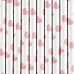 Paper Straws, light pink, 19.5cm (1 pkt / 10 pc.)