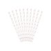 Paper Straws, light pink, 19.5cm (1 pkt / 10 pc.)